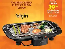 Lojas Cem CHURRASQUEIRA ELÉTRICA ELGIN CHU20 oferta