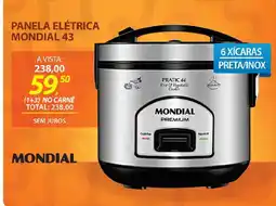 Lojas Cem Panela elétrica mondial 43 oferta