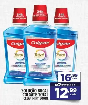 Preço & Cia SOLUÇÃO BUCAL COLGATE TOTAL CLEAN MINT oferta