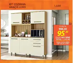 Lojas Cem Kit cozinha araçá luxo oferta