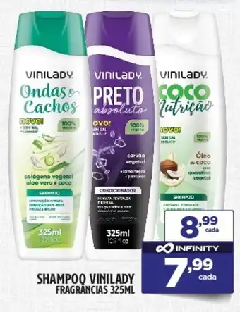 Preço & Cia Shampoo vinilady fragrâncias oferta