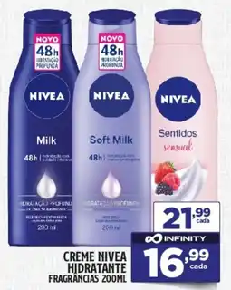 Preço & Cia Creme nivea hidratante fragrâncias oferta