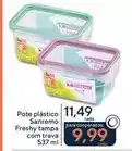 Coop Sanremo - pote plástico freshy tampa com trava oferta