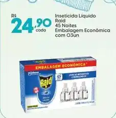 Supper Rissul Raid - inseticida líquido 45 noites embalagem econômica oferta