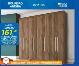 Lojas Cem Roupeiro andirá oferta