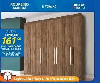 Lojas Cem Roupeiro andirá oferta