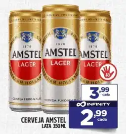 Preço & Cia Cerveja amstel lata oferta