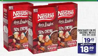 Preço & Cia Chocolate em pó soluvel nestle 50% cacau oferta