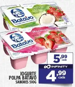 Preço & Cia Iogurte polpa batavo sabores oferta