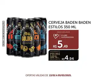 Super Nosso Cerveja baden baden estilos oferta