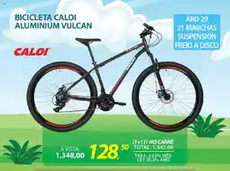 Lojas Cem Bicicleta caloi aluminium vulcan oferta