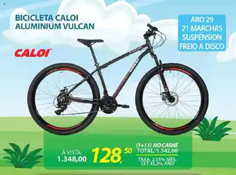 Lojas Cem Bicicleta caloi aluminium vulcan oferta