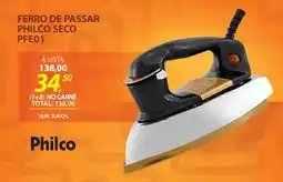 Lojas Cem Ferro de passar philco seco pfe01 oferta