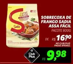 Supermercado Lavapés Sobrecoxa de frango sadia assa fácil pacote oferta