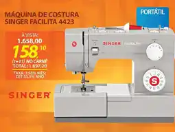 Máquina de costura singer facilita 4423