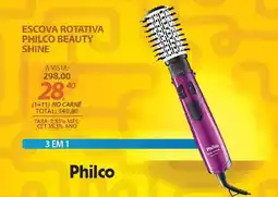 Lojas Cem Escova rotativa philco beauty shine oferta