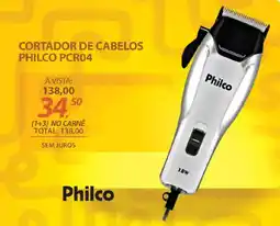 Lojas Cem Cortador de cabelos philco pcr04 oferta