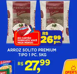 Supermercado Porecatu Arroz solito premium tipo 1 pc. oferta