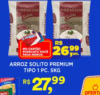 Supermercado Porecatu Arroz solito premium tipo 1 pc. oferta