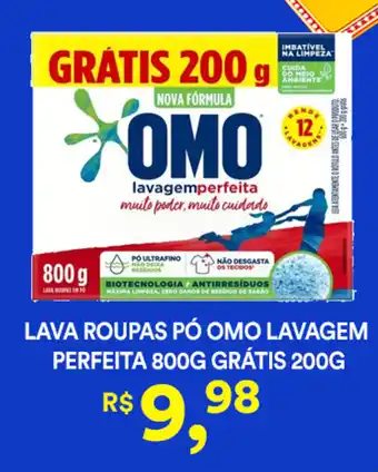 Supermercado Porecatu Lava roupas pó omo lavagem perfeita oferta