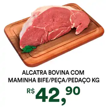 Supermercado Porecatu Alcatra bovina com maminha bife/peça/pedaço oferta