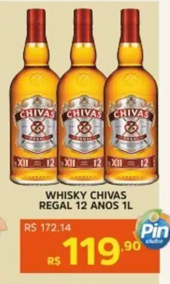 Pinheiro Supermercado Whisky chivas regal 12 anos oferta