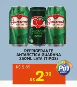 Pinheiro Supermercado Refrigerante antarctica guarana lata (tipos) oferta