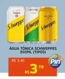 Pinheiro Supermercado Água tônica schweppes (tipos) oferta