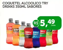 CenterBox Coquetel alcoolico try drinks  sabores oferta