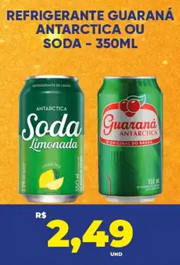 Tatico Refrigerante guaraná antarctica ou soda oferta