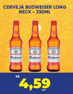 Tatico Cerveja budweiser long neck oferta