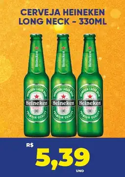 Tatico Cerveja heineken long neck oferta