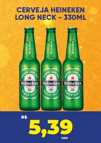 Tatico Cerveja heineken long neck oferta