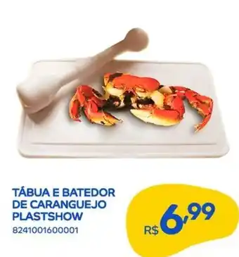 Casa Freitas Tábua e batedor de caranguejo plastshow 8241001600001 oferta