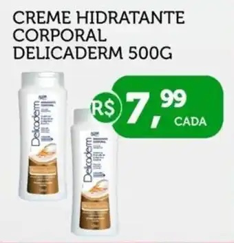 CenterBox Creme hidratante corporal delicaderm oferta