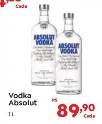 Novo Atacarejo Vodka Absolut oferta