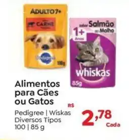 Novo Atacarejo Alimentos para Cães ou Gatos oferta