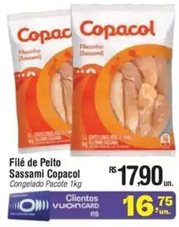 Fort Atacadista Filé de Peito Sassami Copacol Congelado Pacote oferta