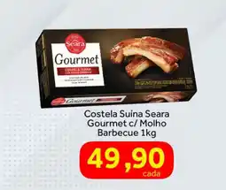 Shibata Supermercados Costela Suína Seara Gourmet c/ Molho Barbecue oferta