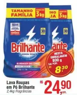 Fort Atacadista Lava Roupas em Pó Brilhante  Fragrâncias oferta