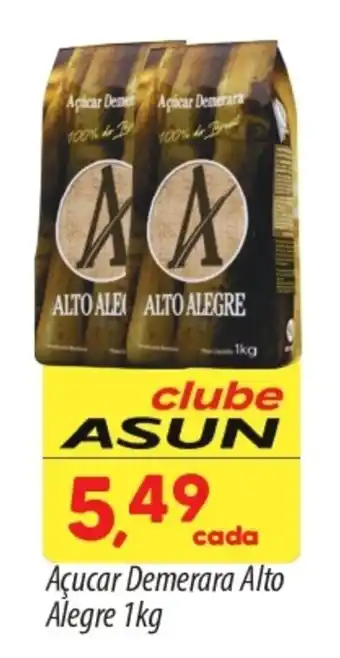 Asun Açucar Demerara Alto Alegre oferta