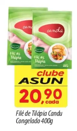 Asun Filé de Tilápia Candu Congelado oferta