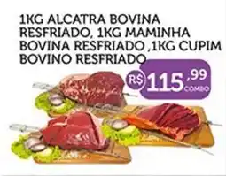 CenterBox Alcatra bovina resfriado, maminha bovina resfriado, cupim bovino resfriado oferta