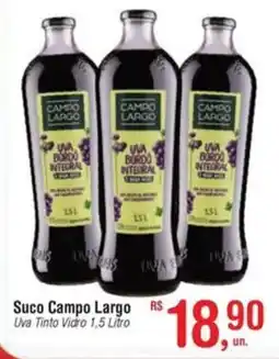 Fort Atacadista Suco Campo Largo Uva Tinto Vidro oferta