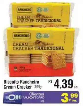 Fort Atacadista Biscoito Rancheiro Cream Cracker oferta