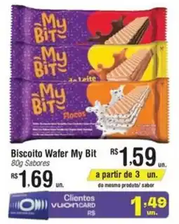 Fort Atacadista Biscoito Wafer My Bit oferta