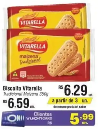 Fort Atacadista Biscoito Vitarella Tradicional Maizena oferta