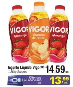 Fort Atacadista logurte Líquido Vigor Sabores oferta