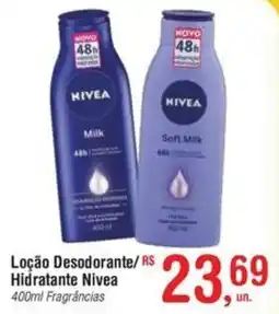 Fort Atacadista Loção Desodorante/ Hidratante Nivea  Fragrâncias oferta