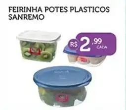 CenterBox Feirinha potes plasticos sanremo oferta